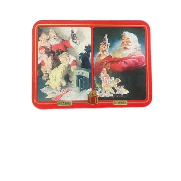 Vintage Coca Cola Playing Cards Set of Two Decks in Tin Box - Picture 3 of 6
